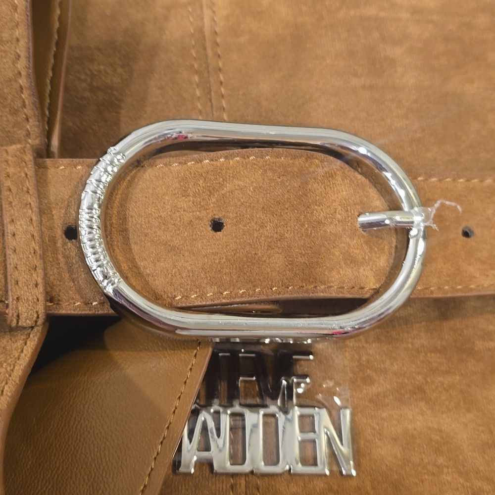 Steve Madden BFlorrence Suede Hobo Bag- Tan - Picture 8 of 11
